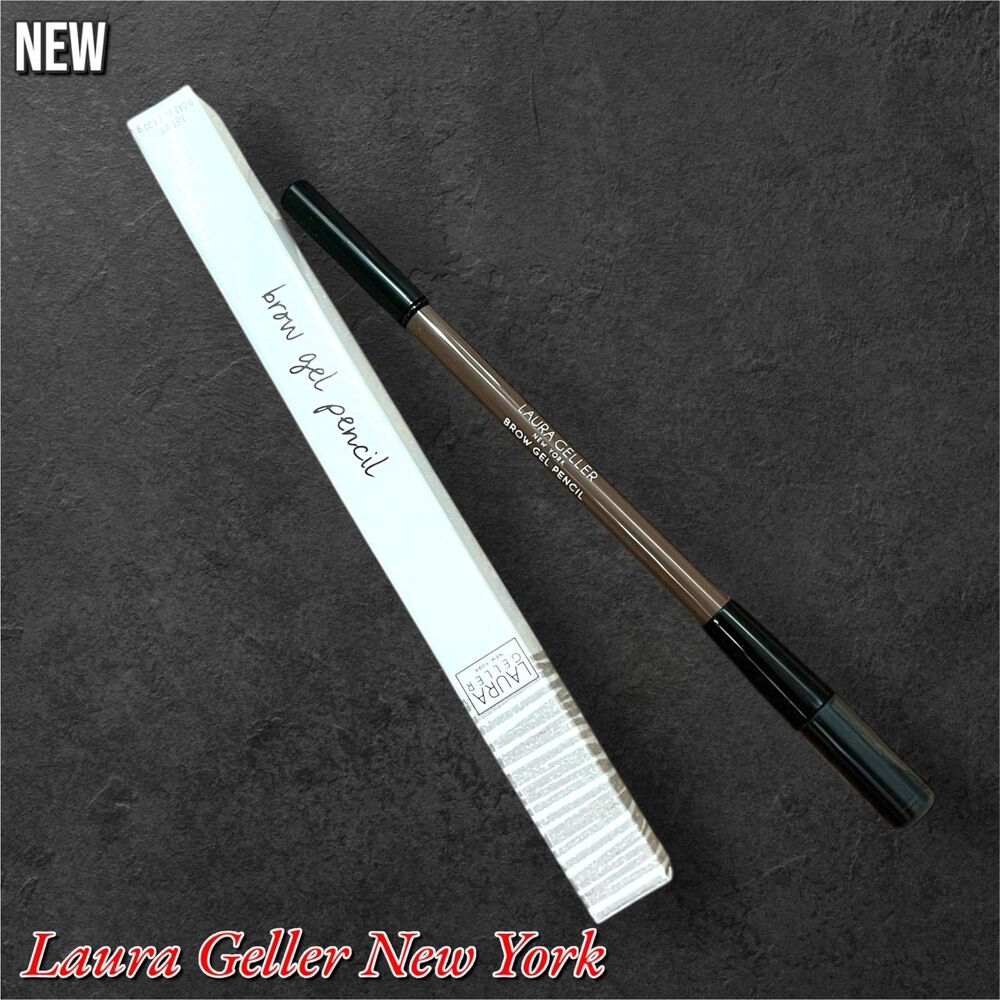 New NIB Laura Geller New York Brow Gel Eyebrow Pencil - Charcoal - Picture 3 of 9